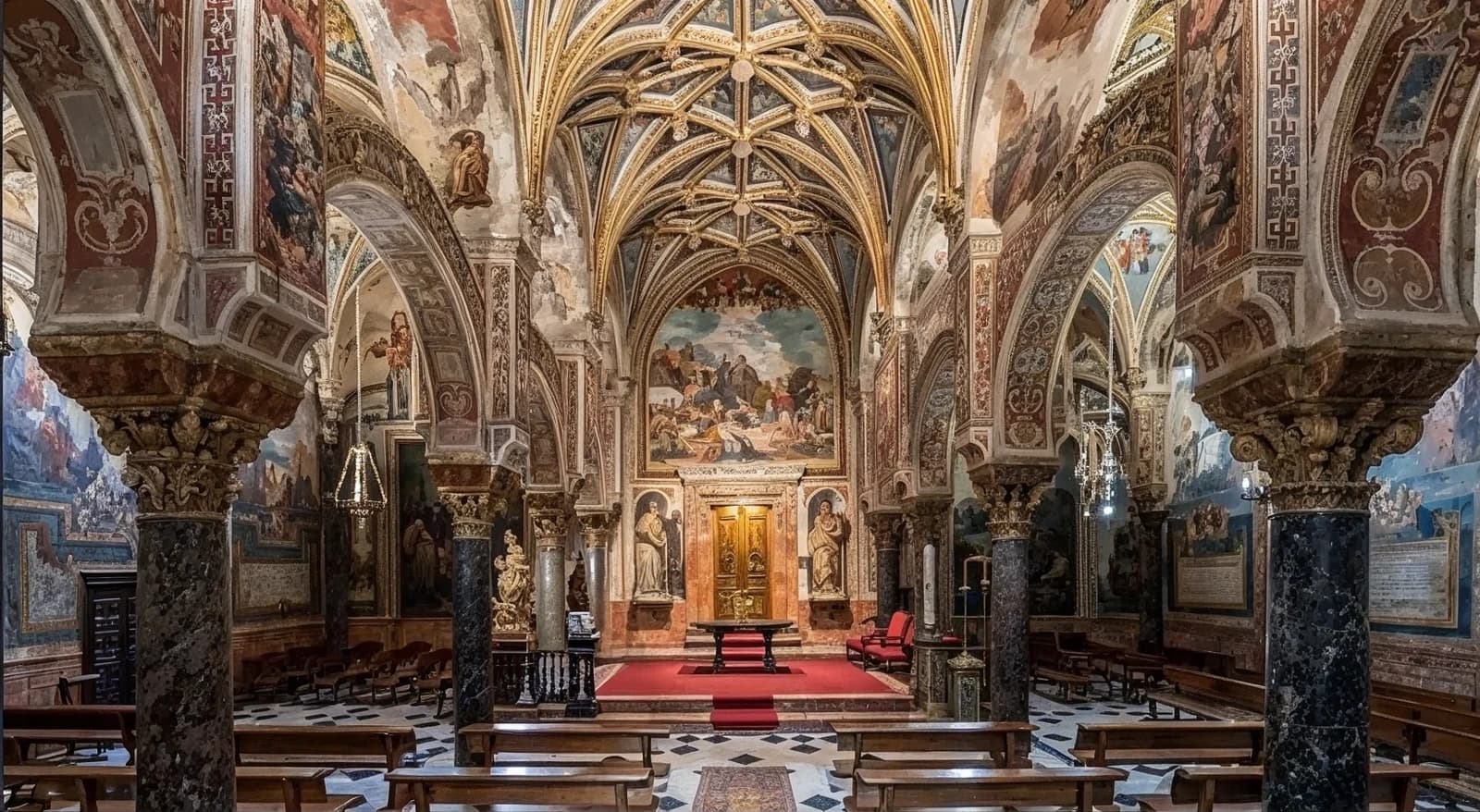 Ornate interior chapel of the Mosque-Cathedral